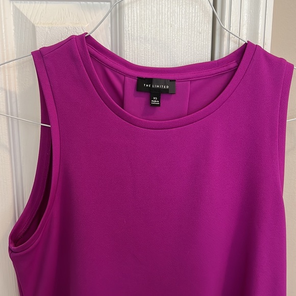 The Limited purple tunic top. Like new, comfortable top with slits on the side. - Picture 2 of 5
